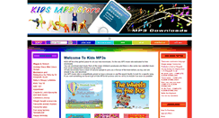 Desktop Screenshot of kidsmp3s.co.uk